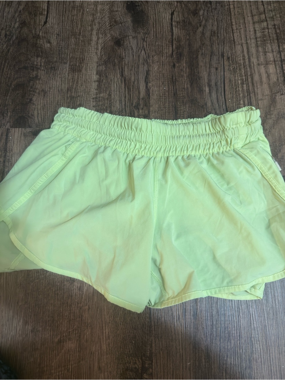 Lululemon Neon Lime Athletic Shorts - Lightweight Workout Shorts